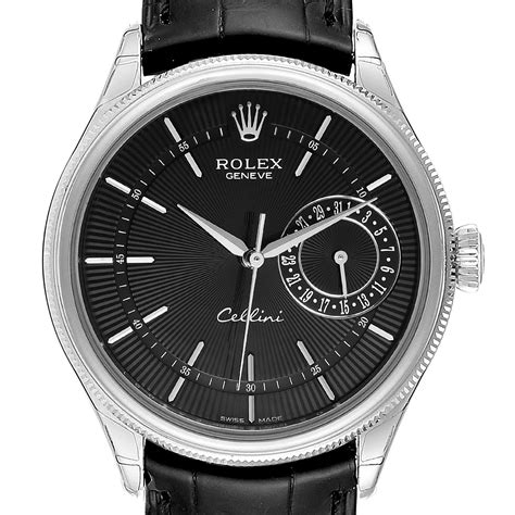 rolex cellini white face|rolex men's cellini 18k gold.